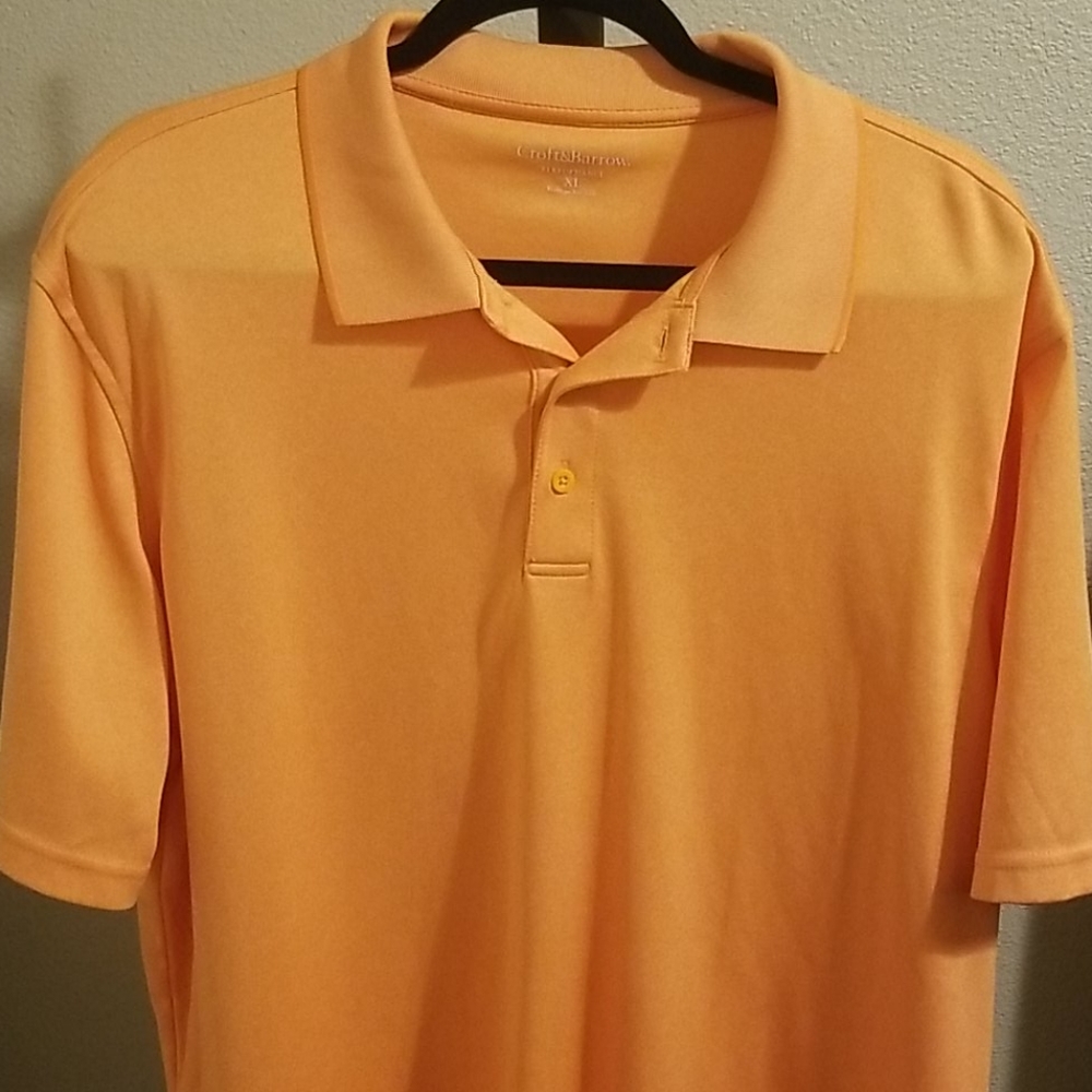 Croft&Barrow Sherbet Color Polo Style Shirt GUC